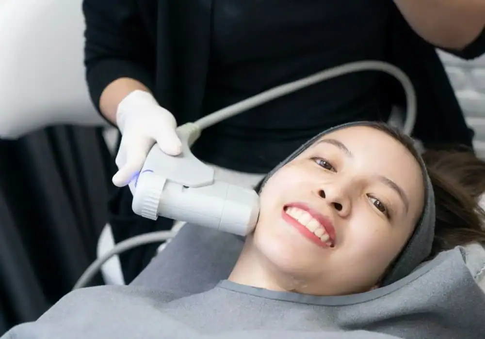 HIFU treatment Holmes Chapel in progress