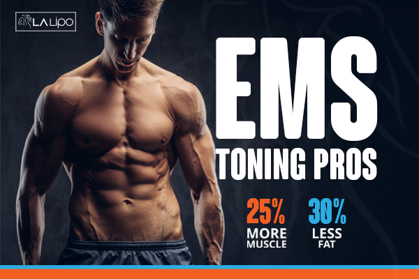 Image of man with sculpted stomach showing the fat loss and muscle gain of LA-EMS Body Sculpting Treatment Holmes Chapel